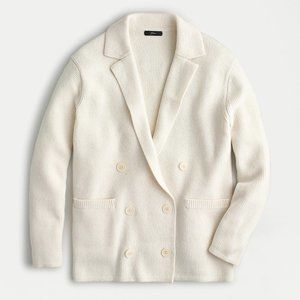 J. Crew Double Breasted Sweater Blazer